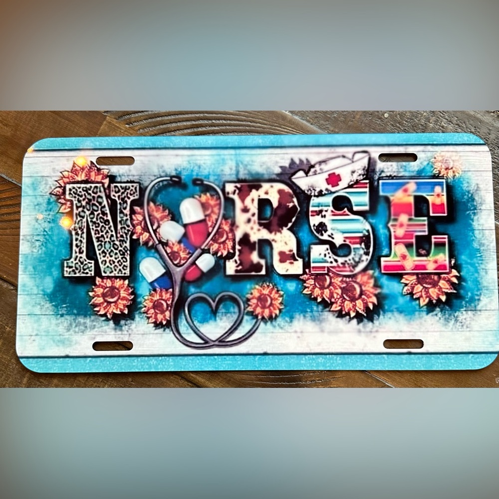 New license plate Nurse